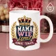 Różowy Zestaw Prezentowy Dla Mamy Na Dzień Mamy Dla Kobiety: Mama Dowodzi Różowy Zestaw Prezentowy Dla Mamy Na Dzień Mamy Dla Kobiety: Mama Dowodzi