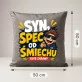 Poduszka Dekoracyjna Dla Syna Prezent Dla Mężczyzny: Syn, Spec Od Śmiechu Poduszka Dekoracyjna Dla Syna Prezent Dla Mężczyzny: Syn, Spec Od Śmiechu