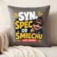 Poduszka Dekoracyjna Dla Syna Prezent Dla Mężczyzny: Syn, Spec Od Śmiechu Poduszka Dekoracyjna Dla Syna Prezent Dla Mężczyzny: Syn, Spec Od Śmiechu