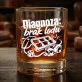 Szklanka Do Whisky Dla Lekarza Prezent Dla Mężczyzny: Diagnoza: Brak Lodu Szklanka Do Whisky Dla Lekarza Prezent Dla Mężczyzny: Diagnoza: Brak Lodu