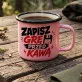 Kubek Emaliowany Dla Gracza Komputerowego Prezent Dla Mężczyzny: Gracz I Kawa