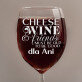 Cheese, Wine&Friends - Grawerowany Kieliszek do wina