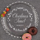 Christmas time - Płaska patera na ciasto