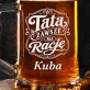 Kufel Personalizowany z Grawerem Na Mikołaja Dla Taty Prezent: Piwna Etykieta Retro Kufel Personalizowany z Grawerem Na Mikołaja Dla Taty Prezent: Piwna Etykieta Retro