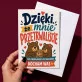 Kartka z Życzeniami Na Podziękowanie Dla Rodziców Dla Pary: Wdzięczny Humor Rodzinny