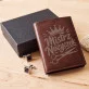 Portfel Skórzany Dla Fryzjera Prezent Dla Mężczyzny: Szykowny Fryzjerski Humor