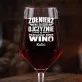 Mega Kieliszek Do Wina z Grawerem Dla Żołnierza Prezent Na Przysięgę Wojskową Dla Mężczyzny: Żołnierz Rozkazuje Wino