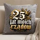 Poduszka Dekoracyjna Na 25 Rocznicę Ślubu Prezent Dla Kobiety: 25 Lat Moich Rządów Poduszka Dekoracyjna Na 25 Rocznicę Ślubu Prezent Dla Kobiety: 25 Lat Moich Rządów