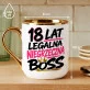 Kubek Z Nadrukiem Na Osiemnastkę Prezent Dla Kobiety: Legalna, Niegrzeczna Kubek Z Nadrukiem Na Osiemnastkę Prezent Dla Kobiety: Legalna, Niegrzeczna