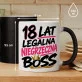 Kubek Z Nadrukiem Na Osiemnastkę Prezent Dla Kobiety: Legalna, Niegrzeczna Kubek Z Nadrukiem Na Osiemnastkę Prezent Dla Kobiety: Legalna, Niegrzeczna