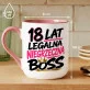 Kubek Z Nadrukiem Na Osiemnastkę Prezent Dla Kobiety: Legalna, Niegrzeczna Kubek Z Nadrukiem Na Osiemnastkę Prezent Dla Kobiety: Legalna, Niegrzeczna