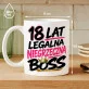 Kubek Z Nadrukiem Na Osiemnastkę Prezent Dla Kobiety: Legalna, Niegrzeczna Kubek Z Nadrukiem Na Osiemnastkę Prezent Dla Kobiety: Legalna, Niegrzeczna