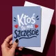 Kartka z Życzeniami Dla Niej i Dla Niego Dla Pary: Chibi Uśmiech