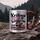 Kubek Metalowy z Karabińczykiem Dla Księgowej Prezent Dla Kobiety: Królowa Liczb Kubek Metalowy z Karabińczykiem Dla Księgowej Prezent Dla Kobiety: Królowa Liczb