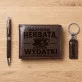 Zestaw Prezentowy Z Portfelem Dla Herbaciarza Prezent Dla Mężczyzny: Najpierw Herbata, Zestaw Prezentowy Z Portfelem Dla Herbaciarza Prezent Dla Mężczyzny: Najpierw Herbata,