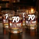 Szklanka Do Whisky Na 70 Urodziny Prezent Dla Mężczyzny: 70 Lat, Nie Lej Wody Szklanka Do Whisky Na 70 Urodziny Prezent Dla Mężczyzny: 70 Lat, Nie Lej Wody