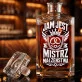 Karafka Do Whisky z Grawerem Na 55 Rocznicę Ślubu Prezent Na Walentynki: Jam Jest Mistrz Małżeństwa