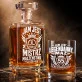 Zestaw Do Whisky Na 55 Rocznicę Ślubu Prezent Na Walentynki Dla Mężczyzny: Jam Jest Mistrz Małżeństwa Zestaw Do Whisky Na 55 Rocznicę Ślubu Prezent Na Walentynki Dla Mężczyzny: Jam Jest Mistrz Małżeństwa