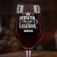 Mega Kieliszek Do Wina z Grawerem Dla Dyrektora Prezent Dla Mężczyzny: Dyrektor - Legenda