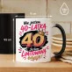 Kubek Z Nadrukiem Na 40 Prezent Na 40 Urodziny Dla Kobiety: Limitowana 40 Edycja Kubek Z Nadrukiem Na 40 Prezent Na 40 Urodziny Dla Kobiety: Limitowana 40 Edycja