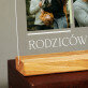 Cudownych rodziców mam - Wydruk na szkle akrylowym z podstawką