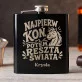 Piersiówka z Grawerem Dla Koniary Prezent Dla Kobiety: Najpierw Koń, Potem Piersiówka z Grawerem Dla Koniary Prezent Dla Kobiety: Najpierw Koń, Potem