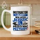 Kubek Z Nadrukiem Dla Instruktora Jazdy Prezent Dla Mężczyzny: Przygody Na Drodze Kubek Z Nadrukiem Dla Instruktora Jazdy Prezent Dla Mężczyzny: Przygody Na Drodze