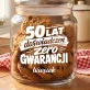 Słoik Na Ciastka z Grawerem Na 50 Prezent Na 50 Urodziny Dla Mężczyzny: 50 Lat Doświadczeń, Zero Słoik Na Ciastka z Grawerem Na 50 Prezent Na 50 Urodziny Dla Mężczyzny: 50 Lat Doświadczeń, Zero