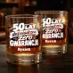 Szklanki Do Whisky z Grawerem Na 50 Prezent Na 50 Urodziny Dla Mężczyzny: 50 Lat Doświadczeń, Zero Szklanki Do Whisky z Grawerem Na 50 Prezent Na 50 Urodziny Dla Mężczyzny: 50 Lat Doświadczeń, Zero
