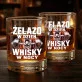 Szklanka Do Whisky Dla Kulturysty Prezent Dla Mężczyzny: Żelazo W Dzień, Whisky W Nocy Szklanka Do Whisky Dla Kulturysty Prezent Dla Mężczyzny: Żelazo W Dzień, Whisky W Nocy
