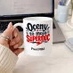 Kubek Personalizowany Dla Nauczycielki Prezent Na Dzień Nauczyciela Dla Kobiety: Oceny To Moja Supermoc Kubek Personalizowany Dla Nauczycielki Prezent Na Dzień Nauczyciela Dla Kobiety: Oceny To Moja Supermoc