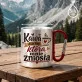 Kubek Metalowy z Karabińczykiem Na 5 Rocznicę Ślubu Prezent Dla Kobiety: Kawowy Urok Kubek Metalowy z Karabińczykiem Na 5 Rocznicę Ślubu Prezent Dla Kobiety: Kawowy Urok