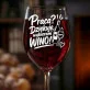 Kieliszek Do Wina Na Pożegnanie Z Pracy Prezent Dla Kobiety: Praca? Wybieram Wino