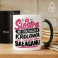 Kubek Z Nadrukiem Dla Siostry Prezent Dla Kobiety: Królowa Bałaganu Kubek Z Nadrukiem Dla Siostry Prezent Dla Kobiety: Królowa Bałaganu