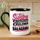 Kubek Z Nadrukiem Dla Siostry Prezent Dla Kobiety: Królowa Bałaganu Kubek Z Nadrukiem Dla Siostry Prezent Dla Kobiety: Królowa Bałaganu