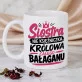Zestaw Prezenowy Z Kubkiem Dla Siostry: Królowa Bałaganu