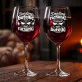 Dwa Kieliszki Do Wina Dla Dwojga Prezent Dla Pary: Dzielimy Butelki Dwa Kieliszki Do Wina Dla Dwojga Prezent Dla Pary: Dzielimy Butelki