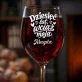 Kieliszek Do Wina z Grawerem Na 10 Rocznicę Ślubu Prezent Dla Kobiety: Dziesięć Lat, Wciąż Moja