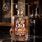Karafka Do Whisky z Grawerem Na 55 Urodziny Prezent: 55 Lat Leżakowania