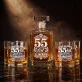 Zestaw Do Whisky Na 55 Urodziny Prezent Dla Mężczyzny: 55 Lat Leżakowania Zestaw Do Whisky Na 55 Urodziny Prezent Dla Mężczyzny: 55 Lat Leżakowania
