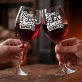 Dwa Kieliszki Do Wina Dla Pary Młodej Prezent Na Ślub Dla Pary: Bierzemy Na Zawsze