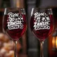 Dwa Kieliszki Do Wina Dla Pary Młodej Prezent Na Ślub Dla Pary: Bierzemy Na Zawsze