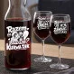 Zestaw Do Wina Dla Pary Młodej Prezent Na Ślub Dla Pary: Bezczelna Miłość Zestaw Do Wina Dla Pary Młodej Prezent Na Ślub Dla Pary: Bezczelna Miłość