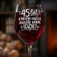 Kieliszek Do Wina Na 45 Rocznicę Ślubu Prezent Na Walentynki Dla Kobiety: 45 Lat Razem Kieliszek Do Wina Na 45 Rocznicę Ślubu Prezent Na Walentynki Dla Kobiety: 45 Lat Razem