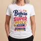 Koszulka Damska Biała Na Dzień Babci Prezent Dla Babci Kobiety: Babcine Supermoce