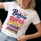 Koszulka Damska Biała Na Dzień Babci Prezent Dla Babci Kobiety: Babcine Supermoce