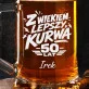 Kufel Personalizowany z Grawerem Na Pięćdziesiątkę Dla Faceta Prezent: Bezczelny Męski Humor Kufel Personalizowany z Grawerem Na Pięćdziesiątkę Dla Faceta Prezent: Bezczelny Męski Humor