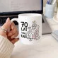 Kubek Z Nadrukiem Dla Siedemdziesięciolatki Prezent Na 70 Urodziny Dla Kobiety: Rządze Kubek Z Nadrukiem Dla Siedemdziesięciolatki Prezent Na 70 Urodziny Dla Kobiety: Rządze