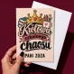Kartka Personalizowana Na Dzień Nauczyciela Prezent Dla Nauczyciela Kobiety: Królowa Szkolnego Chaosu Kartka Personalizowana Na Dzień Nauczyciela Prezent Dla Nauczyciela Kobiety: Królowa Szkolnego Chaosu