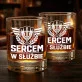 Szklanka Do Whisky Dla Wojskowego Prezent Na Przysięgę Wojskową Dla Mężczyzny: Sercem W Służbie Szklanka Do Whisky Dla Wojskowego Prezent Na Przysięgę Wojskową Dla Mężczyzny: Sercem W Służbie